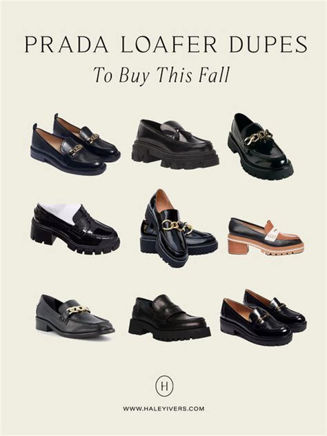 dupe for prada loafers|prada leather loafers dupes.